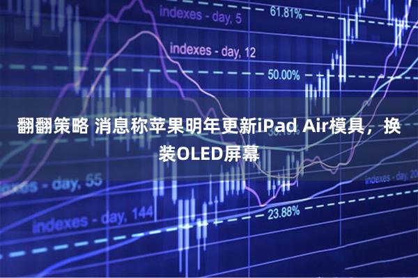 翻翻策略 消息称苹果明年更新iPad Air模具，换装OLED屏幕